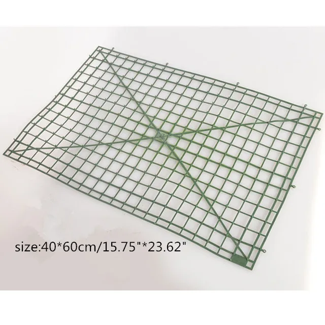 DIY 40*60 см platic цветок стенд каркасный ковер стиль цветок аксессуары fow Свадебные цилиндрические украшения DIY дорога led цветок - Цвет: 40x60cm