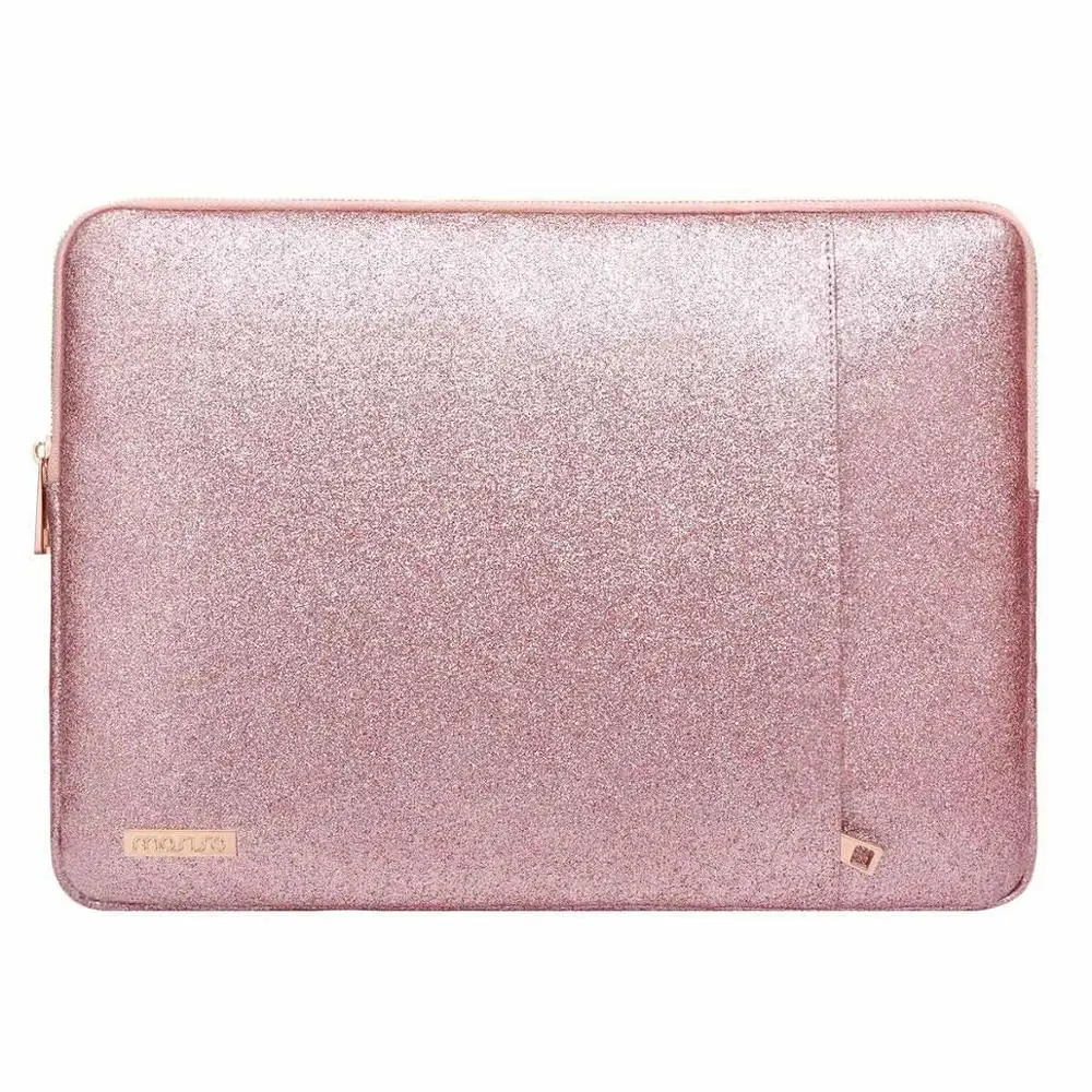 Shining Rose Gold MOSISO супер Сияющий PU Laptop Sleeve сумка портфель для MacBook Pro Air retina 13 13,3 дюймов непромокаемые женские тетрадь сумки - Цвет: Shining Rose Gold