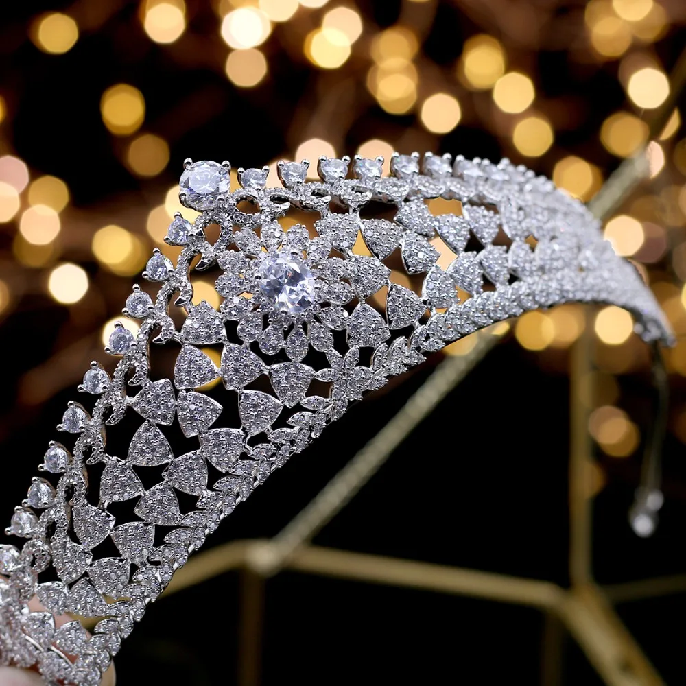Тиара Свадебная с кристаллами для девочек | Украшения и аксессуары