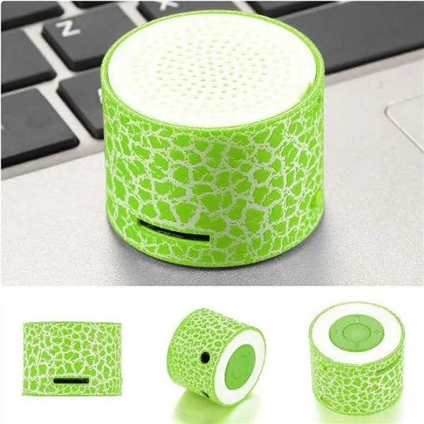 green Портативный цветной светодиодный мини-динамик с Bluetooth, беспроводное Bluetooth, маленькое радио с usb-динамик+ tf-карта - Цвет: green