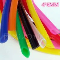 1pc st060 1meter 46mm silicone tube food grade hose pipe colorful high quality silicone rubber sleeving free shipping