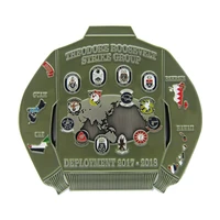 best selling zinc alloy metal coin badge for the united states as a promotional gift