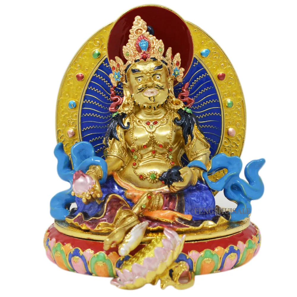 

New Fengshui Golden Tibetan God of Wealth Amulet/buddhism/zen W3317