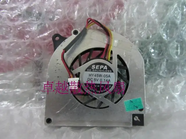 

Original SEPA HY45W-05A laptop CPU fan DC5V 0.14A