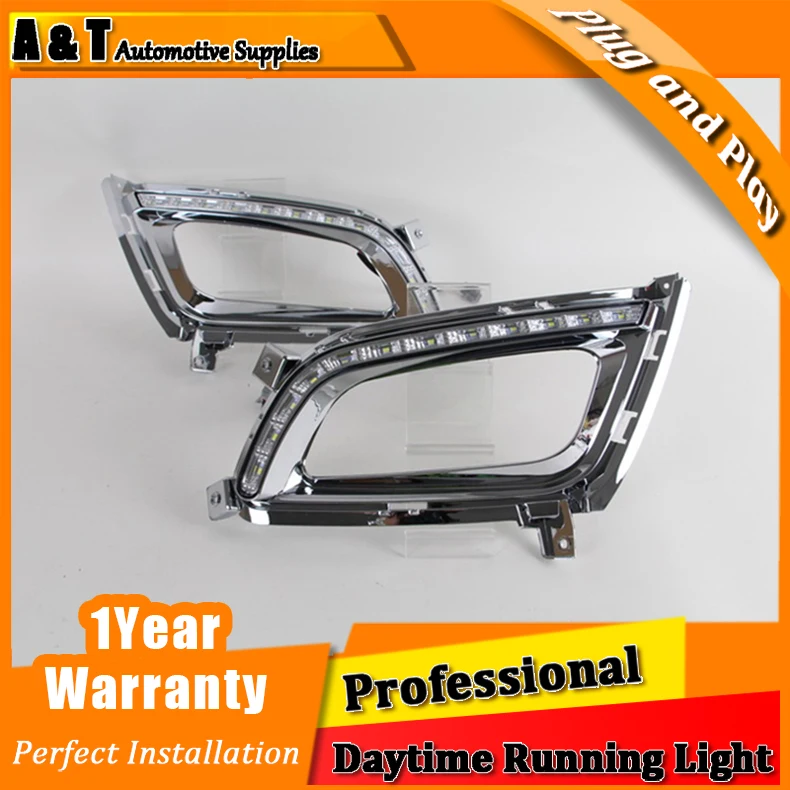 Car styling For Kia K5 LED DRL led fog lamps daytime running lights High brightness guide Four eye style | Автомобили и мотоциклы