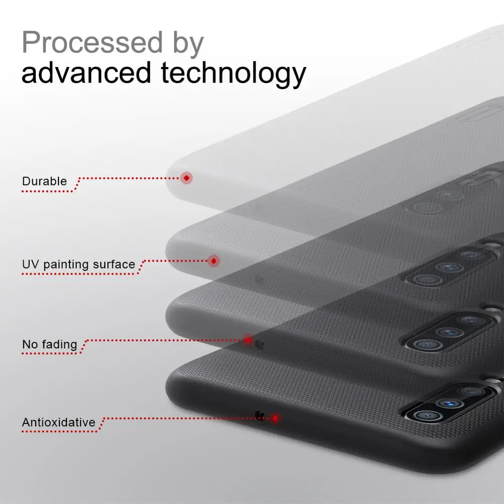 Case For Samsung Galaxy A70 Original NILLKIN Frosted Shield Shell Matte back cover gift holder A10 A20 A30 A40 A50 A60 A80 A90 |