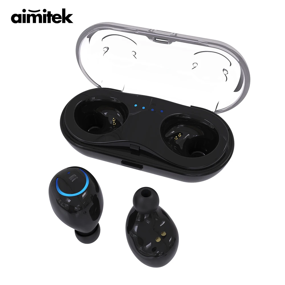 Aimitek Q18 Bluetooth наушники TWS HiFi бас стерео истинные беспроводные гарнитуры с