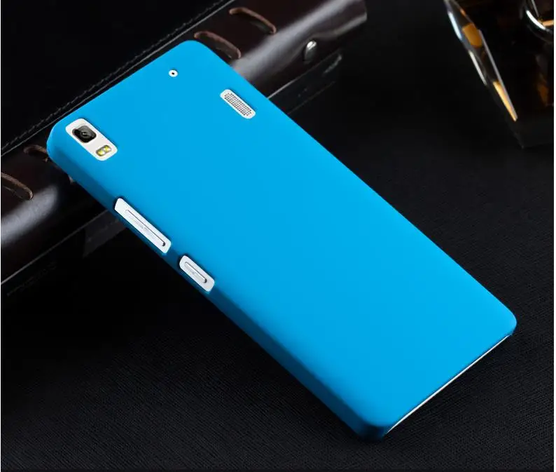 Для lenovo K3 Note A7000 резиновый матовый кожаный чехол для lenovo Vibe K3 K4 Note A7010 K5 Note A6020 матовый защитный задний чехол s - Цвет: Небесно-голубой