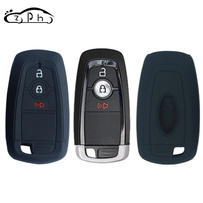 Силиконовый чехол для ключей от машины Ford Explorer EcoSport Mondeo Edge Taurus Flex Escape Mustang F250 F350