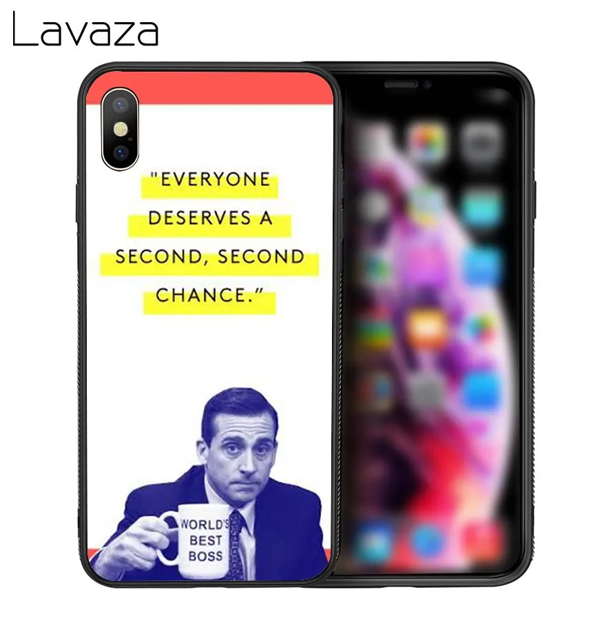Мягкий силиконовый чехол Lavaza TV the office для Apple iPhone 6 6S 7 8 Plus 5 5S SE X XS 11 Pro MAX XR |
