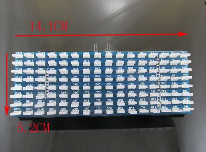 Светодиодный анализатор спектра музыки измеритель уровня звука MP3 Усилитель для