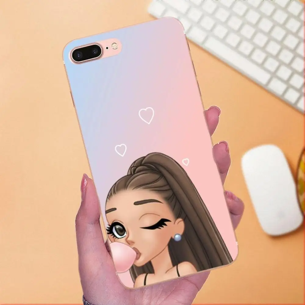 TPU Cool Best Cover Case For Samsung Galaxy Note 5 8 9 S3 S4 S5 S6 S7 S8 S9 S10 mini Edge Plus Lite Fashion Cat Ar Ariana Grande | Мобильные