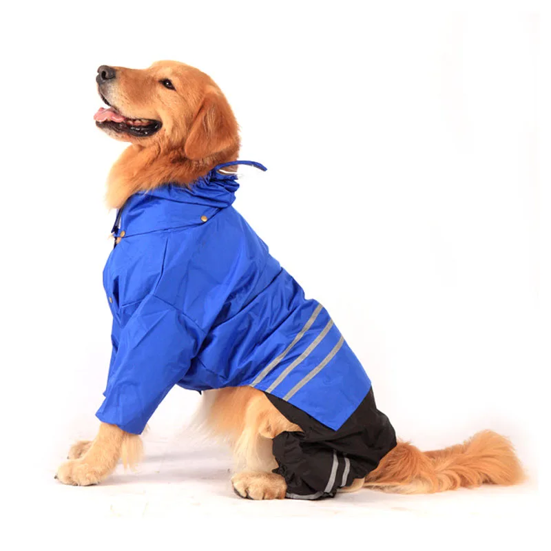DRESSPET Pet собачьи плащи отделимые непроницаемые золотые ретривер одежда для