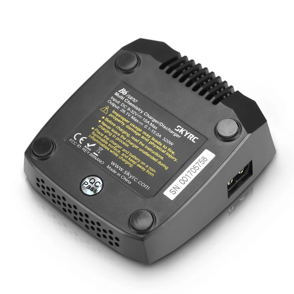 Зарядное устройство SKYRC B6 NANO 320 Вт DC Micro многохимическое балансирующее зарядное