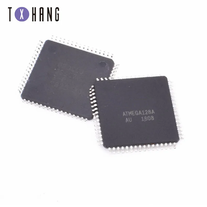 10 шт. ATMEGA128A-AU ATMEGA128A ATMEGA128 128A-AU Новый микроконтроллер TQFP-64 | Электронные компоненты