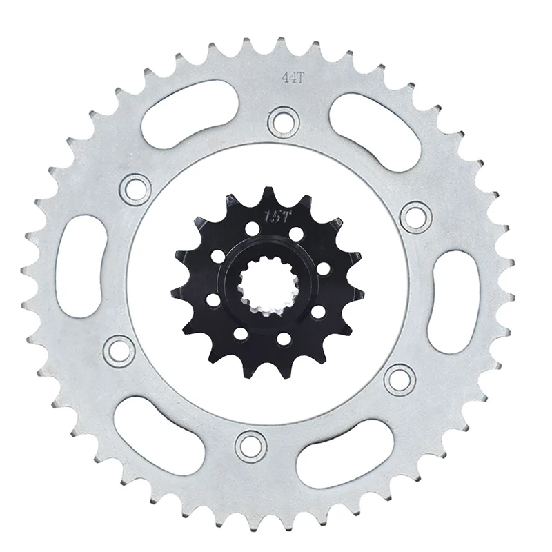 Sprocket Kit 15T-44T Мотоцикл части цепи 520 передние и задние звездочки для HONDA CBR19 CBR22 JADE250 KAZ MC19 MC22 MC23 MAGNA250 Hornet250 Hornet 250 - Цвет: Sprocket Kit 15T-44T