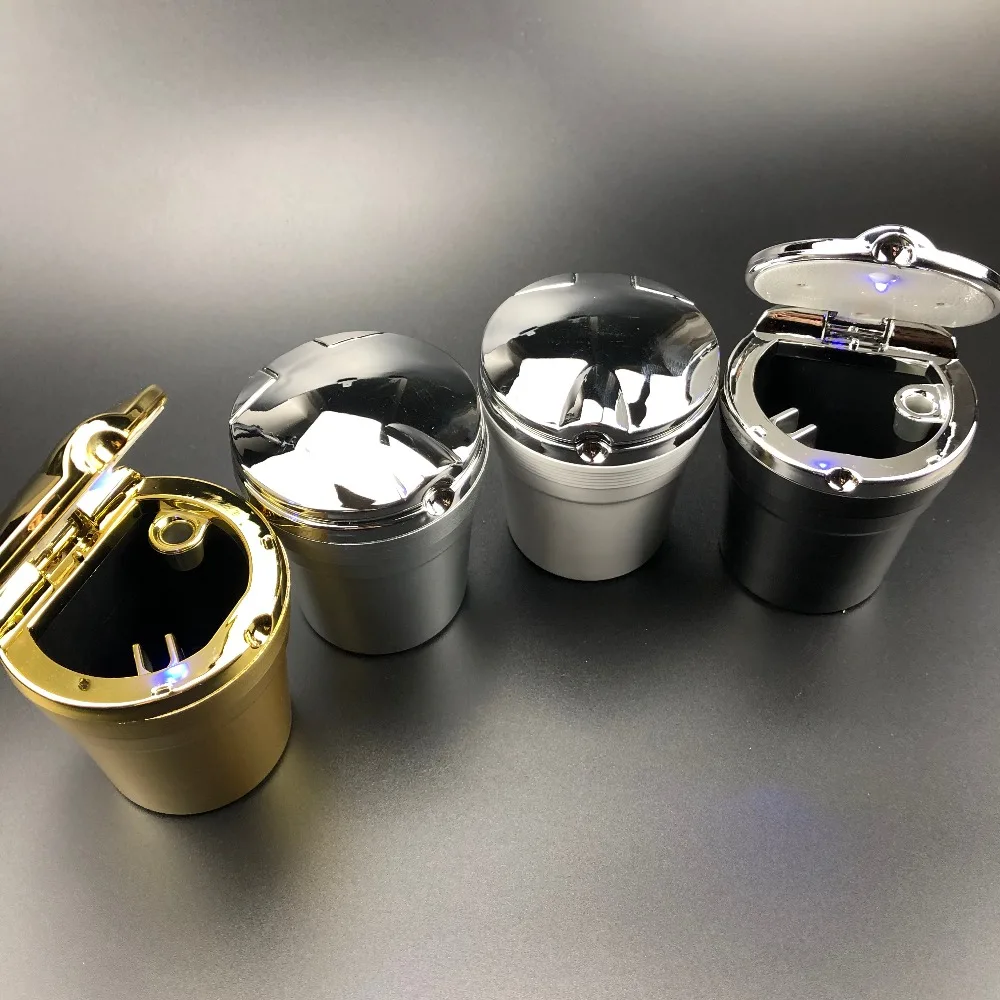 Автомобильная пепельница со светодиодной синей подсветкой для Cadillac ATS BLS CTS XT4 XT5