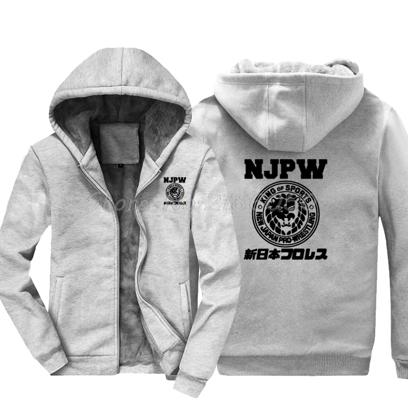Модная Njpw новая японская профессиональная спортивная толстовка с капюшоном и