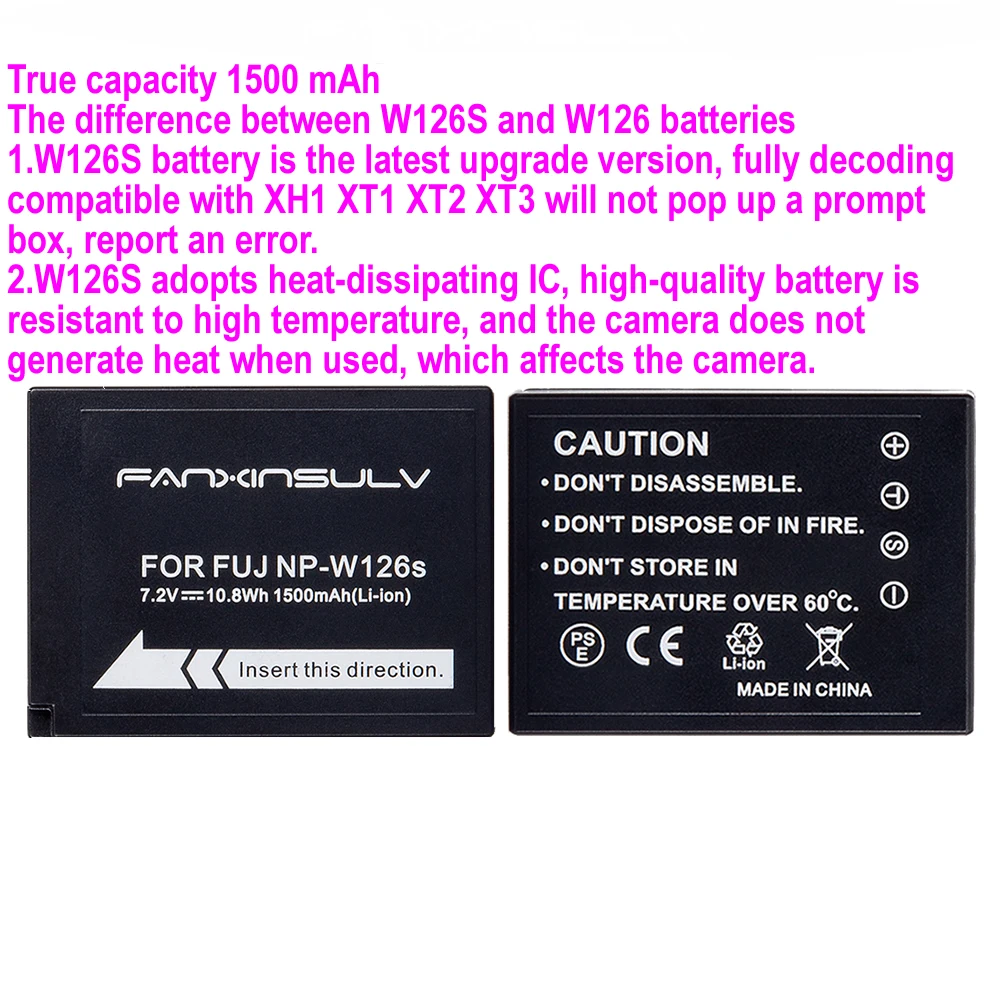 4 NP W126 W126S зарядное устройство для fujifilm fuji X E2 X100F XT20 XT30 XT3 XT2 XE1 XE2S XE3 XM1 XA1 XA2 XA3 XA5 XA20