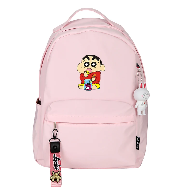 18 Crayon Shin-chan рюкзак с принтом Kawaii детские школьные сумки леденцовых цветов женский милый рюкзак туристический рюкзак Ainme Bagpack - Цвет: 18