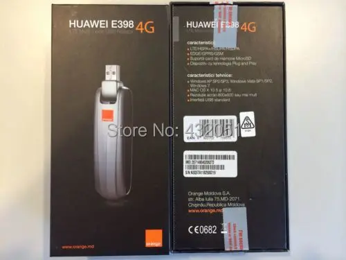 

USB-модем Orange Huawei E398 LTE, 100 Мбит/с