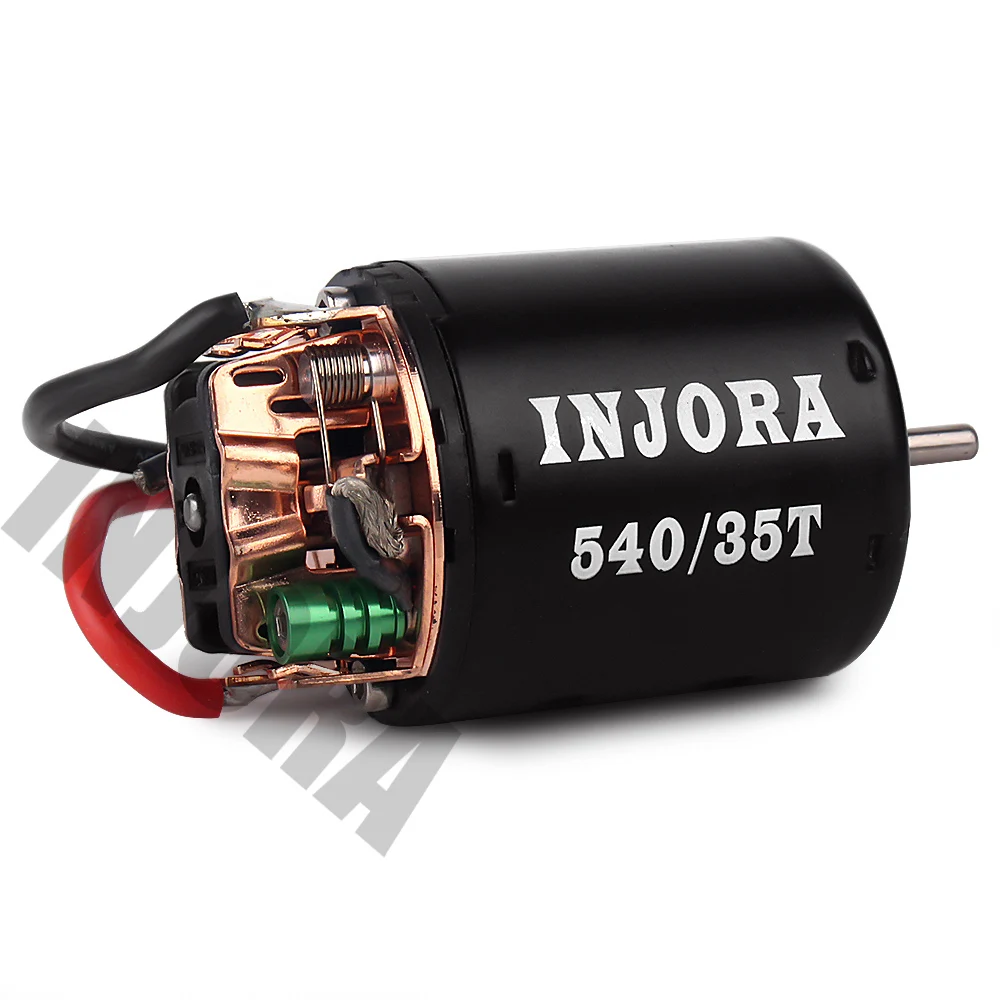 INJORA RC автомобиль 540 матовый мотор 35T 45T 55T для 1:10 RC Гусеничный осевой SCX10 90046 Traxxas TRX4 RCW4D D90 MST Tamiya CC01
