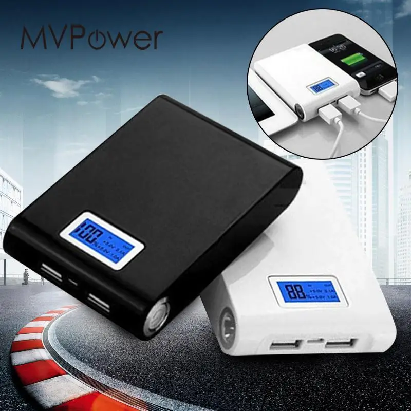 Чехол для аккумулятора MV power Bank Box универсальное зарядное устройство с двумя USB
