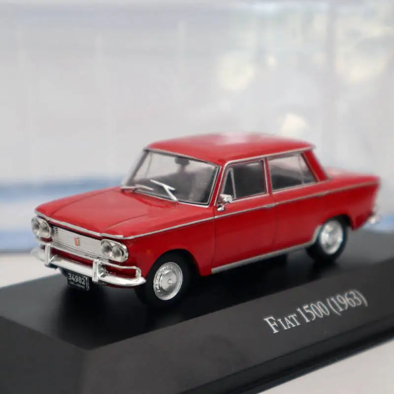 IXO alтая 1:43 Fiat 1500 1963 красные модели литья под давлением Ограниченная серия Коллекция игрушек автомобиль