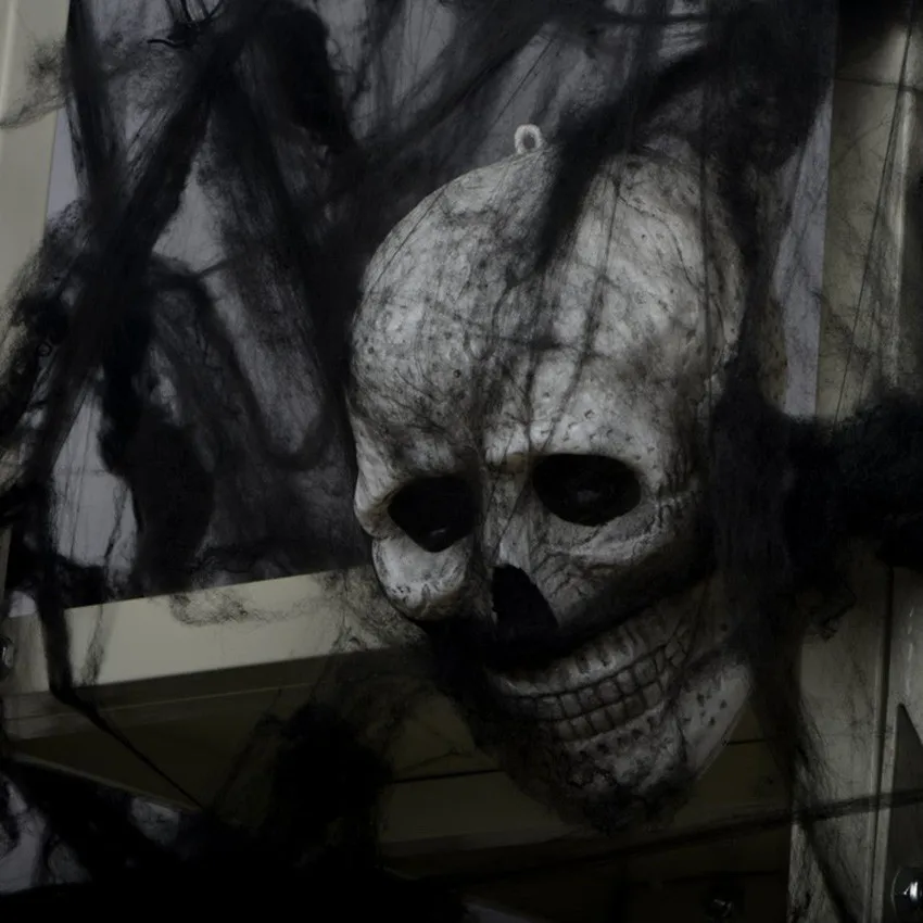 Новинка ужас домашний декор игрушки на Хэллоуин черный/цветной реалистичный