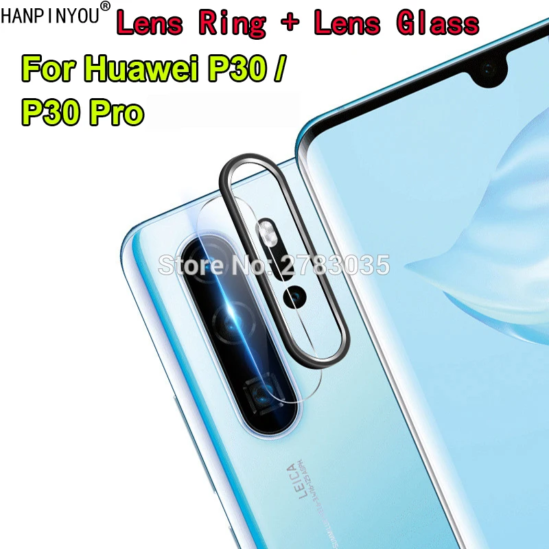 1 комплект для Huawei P30/P30Pro роскошный металлический чехол бампер с кольцом камеры +
