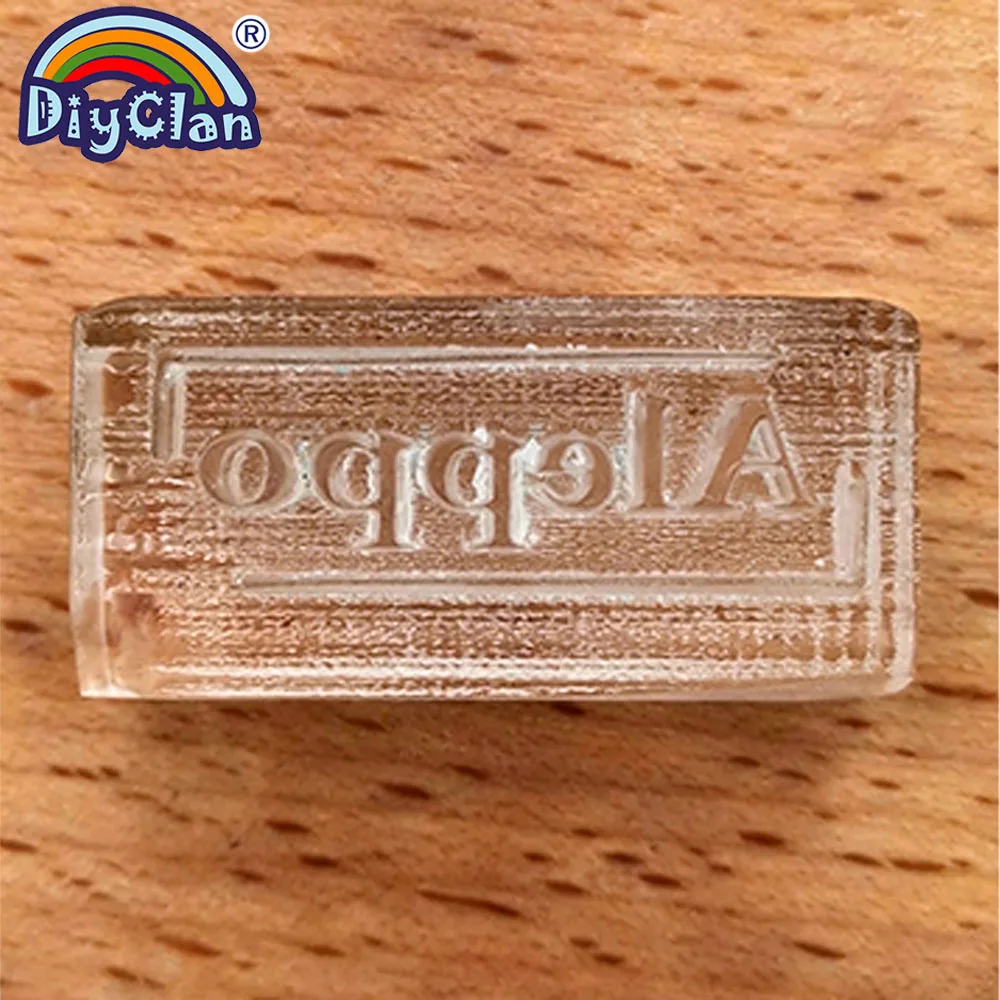 Aleppo мыло ручной работы штамп сделай сам натуральное органическое стекло