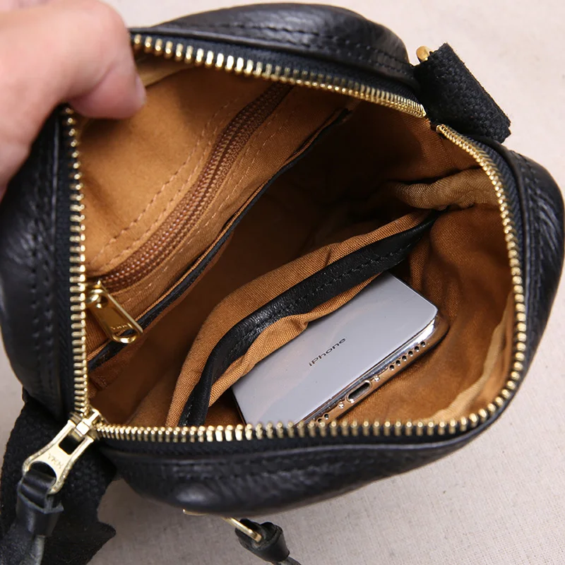 AETOO летняя новая мужская мини-сумка модная кожаная сумка для мобильного телефона