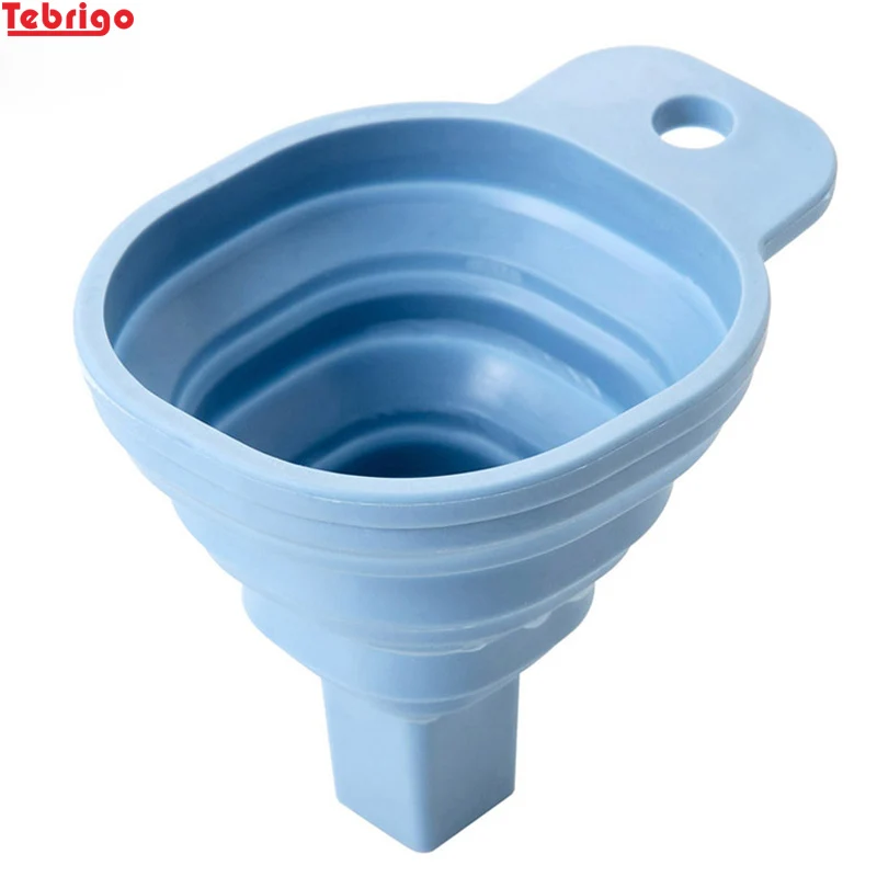 Tebrigo Складная воронка силиконовая для бутылки с водой бункера складной Кухня