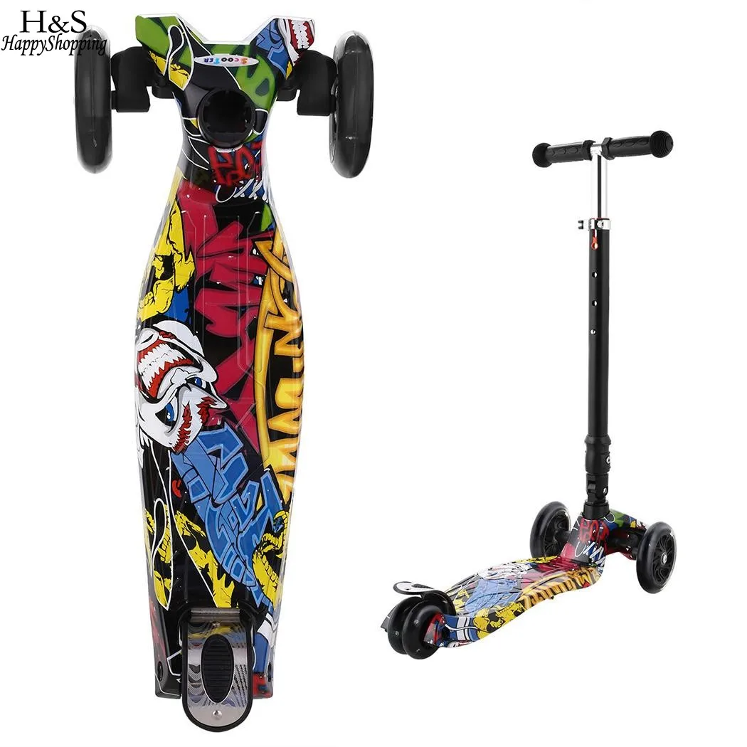 Новый брендовый скутер из алюминиевого сплава для мальчиков и девочек с
