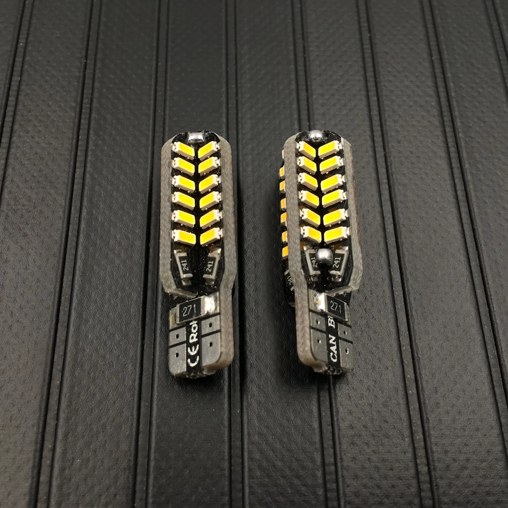 Canbus T10 led 48smd 3014 LED Автомобильная светодиодная лампа W5W 48 Светодиодный 194 SMD без