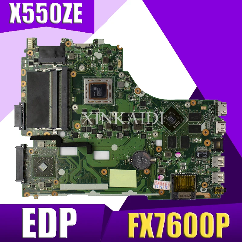 XinKaidi X550ZE материнская плата для ноутбука ASUS X550 X550Z K550 VM590Z A555Z K555Z X555Z