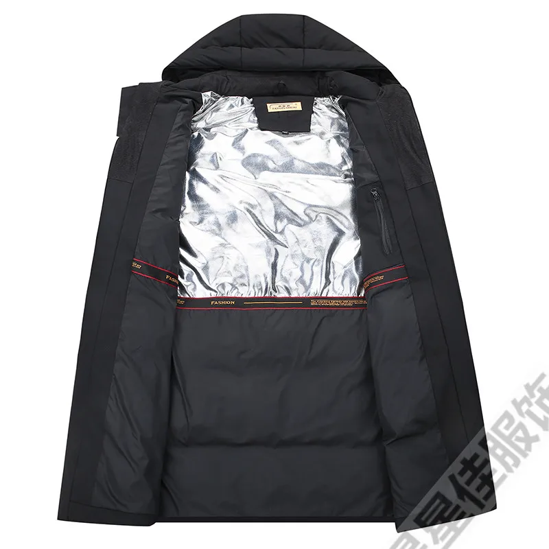 Мужская ветрозащитная куртка теплая зимняя большого размера 10XL 8XL 6XL с