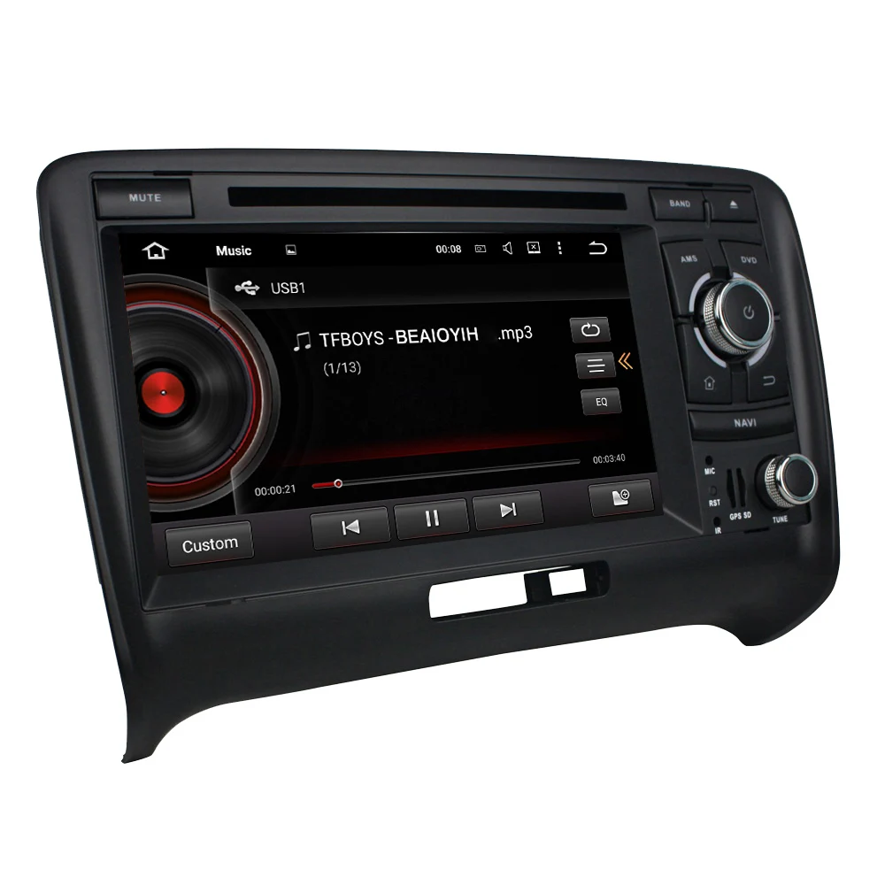 2 Din Android автомобильное радио для Audi TT dvd плеер с gps навигацией Bluetooth ТВ CD 3G WIFI USB