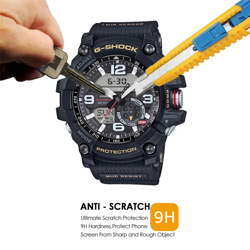 Qosea для Casio GG 1000 Защитная пленка экрана из закаленного стекла ультратонкая