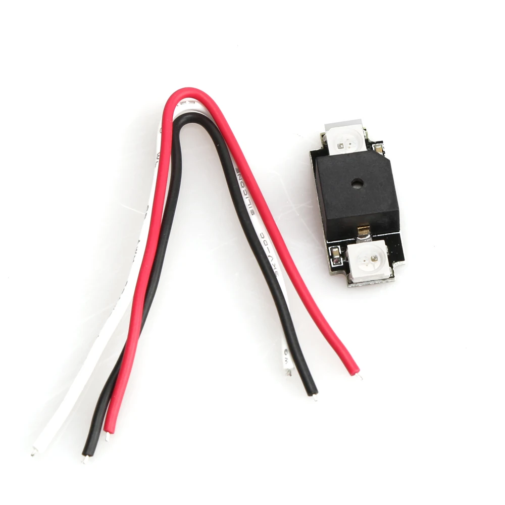 Супер Мини 1 38g WS2812 красочный светодиод с 5V активной звуковой сигнализацией