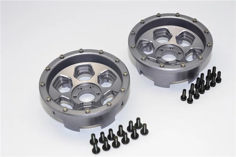 Осевой YETI 1/10 весы Электрический 4WD RTR AX90026 сплав 2 BEADLOCK 1 комплект YT1006F/R|Детали и