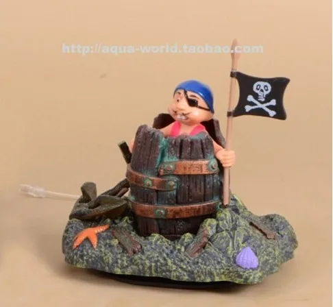Садок для рыбы Применение Sea Treasure Diver Action аквариум орнамент Реалистичный дизайн