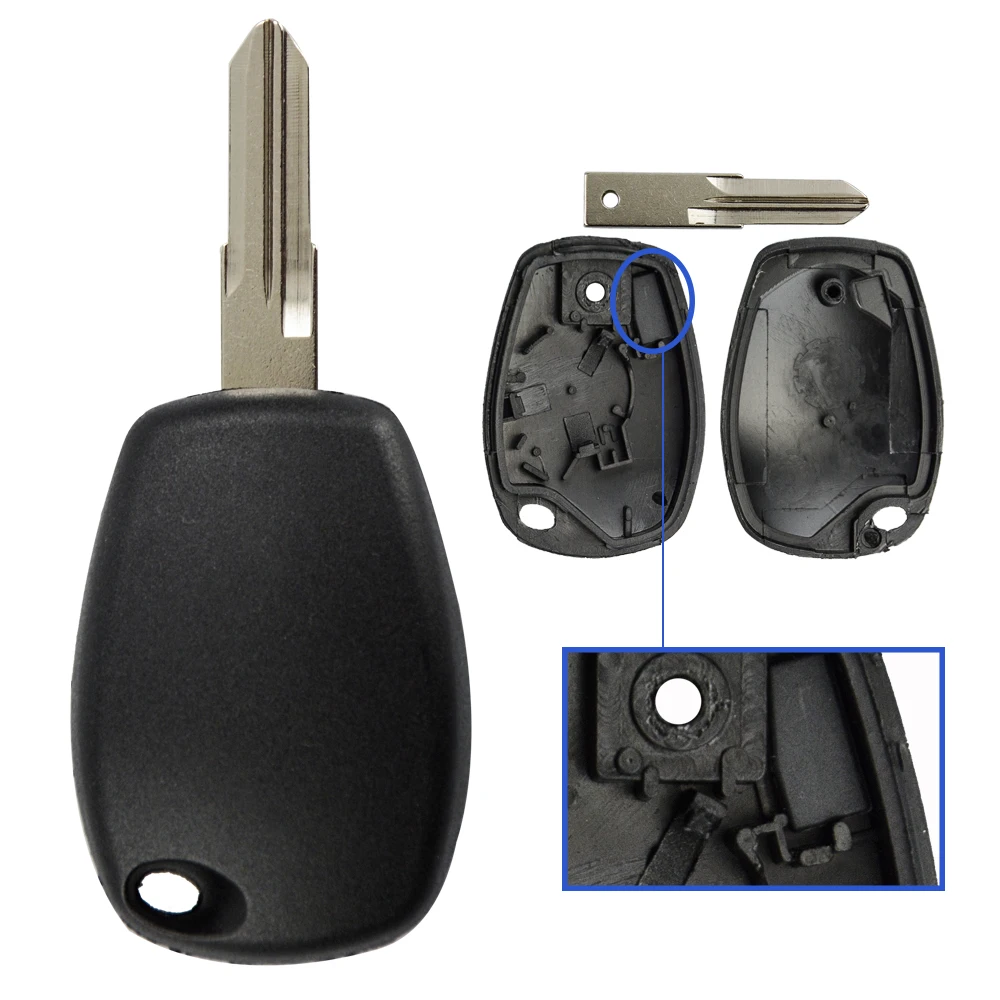 OkeyTech 7939MA Транспондерный ключ для Renault Clio IV Twingo Tacia Ect 2013 Корпус автомобильного ключа без кнопки пульта ДУ.