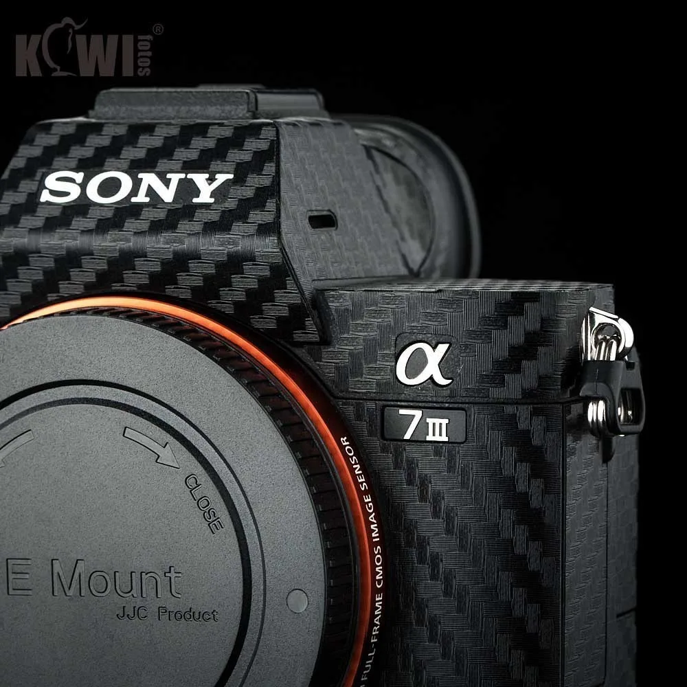 KIWIFOTOS Анти-Царапины Камера тела пленка из углеродного волокна комплект для sony A7 III A7R III A7III A7RIII A7M3 A7RM3 Камера s кожи 3M Стикеры