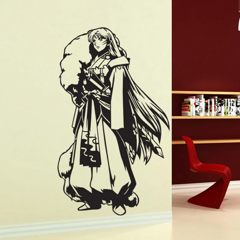Inuyasha наклейки на стену стеклянные декоративные японские аниме-комиксы персонажи