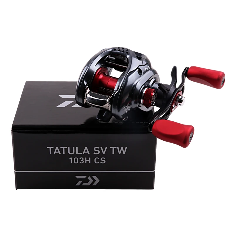 DAIWA, новинка, TATULA SV TW CS 103H 103HL, катушка для baitcasing 6+ 1BB 200 г, Макс., 6 кг, TWS SV, катушка для морской рыбалки