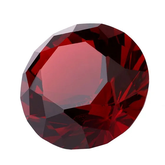 Red H& D Свадебные украшения 30 мм хрустальный стеклянный шар Алмазный романтический современный свадебный стол реквизит украшения для дома вечерние подарки сувениры - Цвет: Red