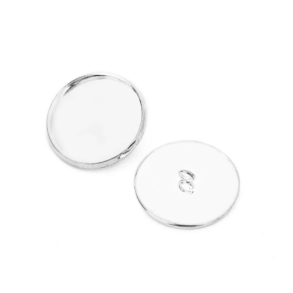 DC 10 шт. медные роскошные запонки высокого качества набор основы пустой ободок