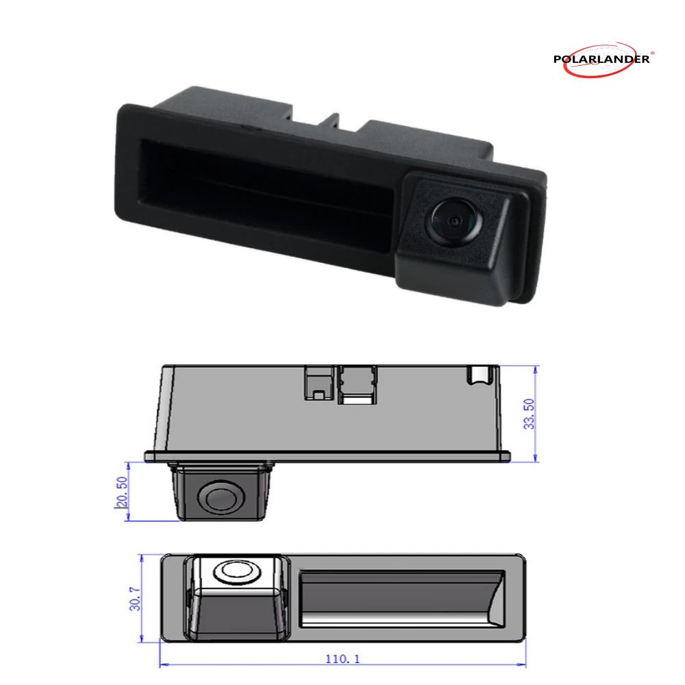 

Автомобильная камера заднего вида, 120 мА, 520TVL, водонепроницаемая CCD HD Проводная Автомобильная фотокамера для Audi A6L Q7 A3 A4 S5 4A8L A1