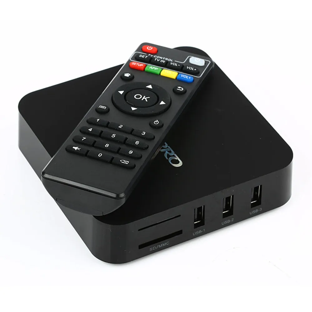 10 шт. [MX PRO] медиаплеер Full HD 4K Поддержка 1 ГБ DDR3 8 eMMC Quad Core Smart Android 6 0 Amlogic S905X TV Box MX Pro|mx
